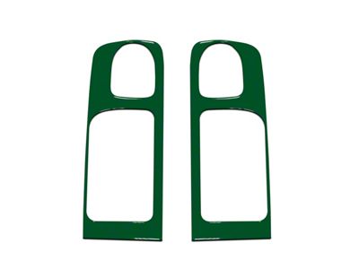 Rear Door Handle Accent Trim; Army Green (14-21 Tundra CrewMax)