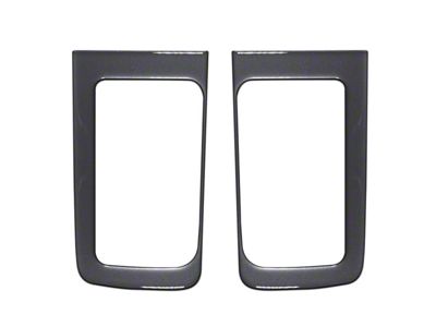 Rear Door Handle Accent Trim; Charcoal Silver (14-21 Tundra Double Cab)