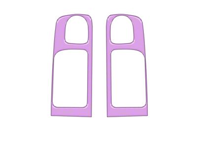 Rear Door Handle Accent Trim; Lavender Purple (14-21 Tundra CrewMax)