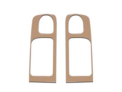 Rear Door Handle Accent Trim; Quicksand Tan (14-21 Tundra CrewMax)