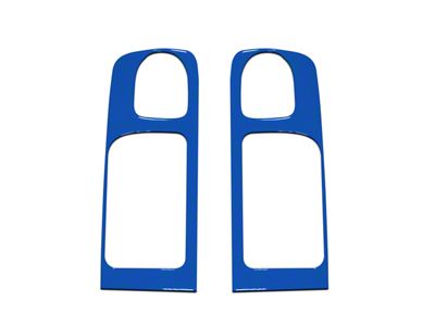 Rear Door Handle Accent Trim; Voodoo Blue (14-21 Tundra CrewMax)