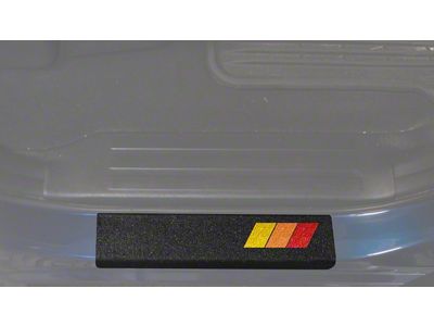 Rear Door Sill Protection; Black and Tri-Color (07-21 Tundra Double Cab)