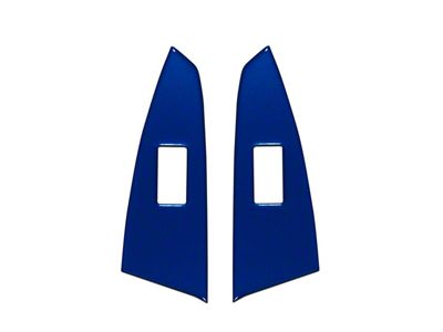 Rear Door Switch Panel Accent Trim; Blazing Blue (14-21 Tundra Double Cab)