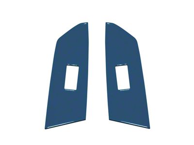 Rear Door Switch Panel Accent Trim; Cavalry Blue (14-21 Tundra CrewMax)
