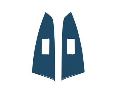 Rear Door Switch Panel Accent Trim; Cavalry Blue (14-21 Tundra Double Cab)