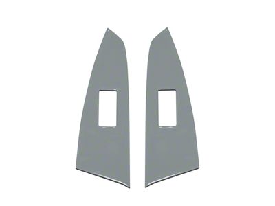 Rear Door Switch Panel Accent Trim; Cement Gray (14-21 Tundra Double Cab)