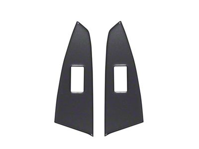 Rear Door Switch Panel Accent Trim; Charcoal Silver (14-21 Tundra Double Cab)