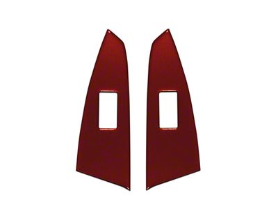 Rear Door Switch Panel Accent Trim; Inferno Orange (14-21 Tundra Double Cab)