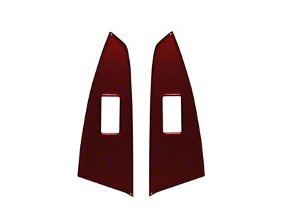 Rear Door Switch Panel Accent Trim; Ruby Red (14-21 Tundra Double Cab)