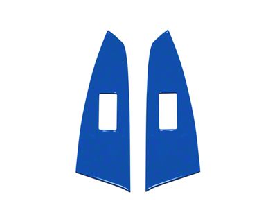 Rear Door Switch Panel Accent Trim; Voodoo Blue (14-21 Tundra Double Cab)