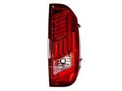 Renegade Series Sequential LED Tail Lights; Chrome Housing; Red/Clear Lens (14-18 Tundra)