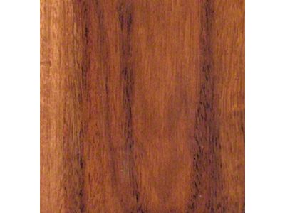 RETROLINER Real Wood Bed Liner; Black Walnut Wood; HydroShine Finish; Polished Stainless Punched Bed Strips (14-18 Tundra w/ 5-1/2-Foot Bed)