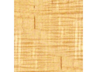 RETROLINER Real Wood Bed Liner; Curly Maple Wood; HydroShine Finish; Mild Steel Punched Bed Strips (14-18 Tundra w/ 5-1/2-Foot Bed)