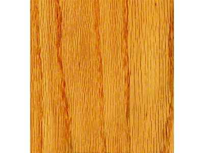 RETROLINER Real Wood Bed Liner; Red Oak Wood; HydroShine Finish; Polished Stainless Punched Bed Strips (14-18 Tundra w/ 5-1/2-Foot Bed)