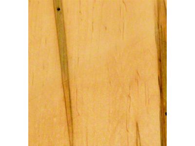 RETROLINER Real Wood Bed Liner; Wormy Maple Wood; HydroShine Finish; Mild Steel Punched Bed Strips (14-18 Tundra w/ 5-1/2-Foot Bed)