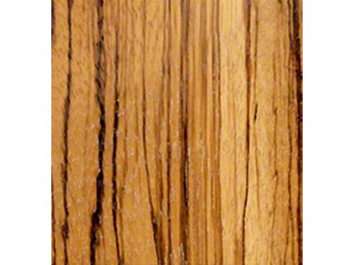 RETROLINER Real Wood Bed Liner; Zebra Wood; HydroSatin Finish; Mild Steel Punched Bed Strips (14-18 Tundra w/ 5-1/2-Foot Bed)