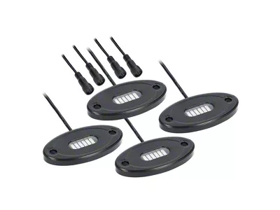 RGBW 4-Pod Rock Light Kit (Universal; Some Adaptation May Be Required)