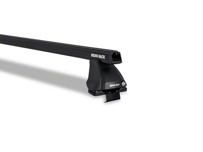 Rhino-Rack Heavy Duty 2500 1-Bar Roof Rack; Black (07-21 Tundra Double Cab, CrewMax)