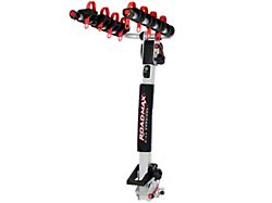 Road-Max Razorback Premium Receiver Hitch Mounted Bike Carrier; Carries 4 Bikes (Universal; Some Adaptation May Be Required)