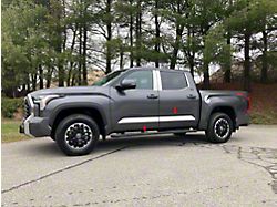 Rocker Panel Insert Trim; Stainless Steel (22-25 Tundra CrewMax)