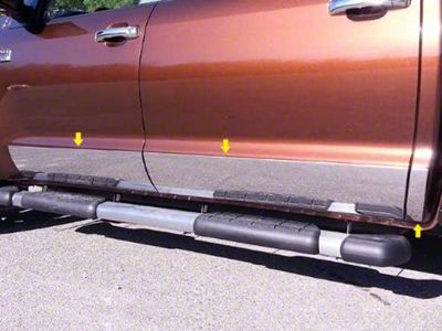 Rocker Panel Trim; Stainless Steel (14-21 Tundra CrewMax)