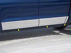 Rocker Panel Trim; Stainless Steel (14-21 Tundra Double Cab)
