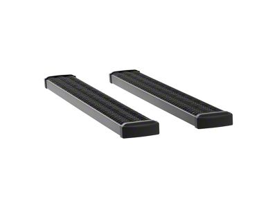 Grip Step 7-Inch Running Boards without Mounting Brackets; Textured Black (07-17 Tundra Regular Cab)
