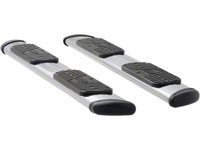 Regal 7-Inch Oval Side Step Bars; Polished Stainless (07-21 Tundra CrewMax)