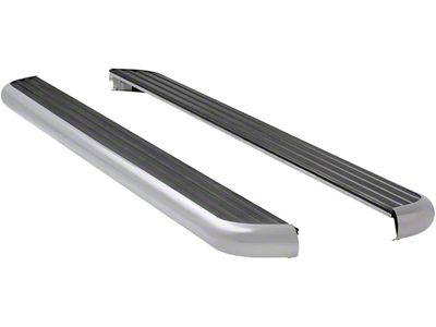 MegaStep 6.50-Inch Wheel-to-Wheel Running Boards; Polished Stainless (07-21 Tundra Double Cab w/ 8-Foot Bed)