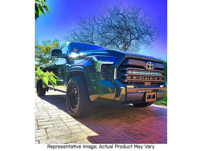 Single 40-Inch Amber LED Light Bar with Grille Mounting Brackets (22-25 Tundra Limited, SR, SR5)
