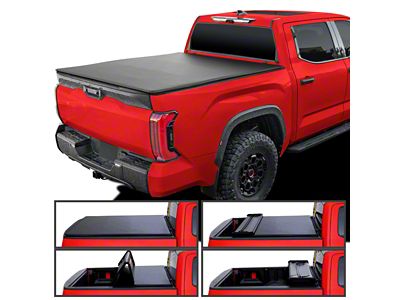 Soft Quad-Fold Tonneau Cover (22-25 Tundra w/ 6-1/2-Foot Bed)