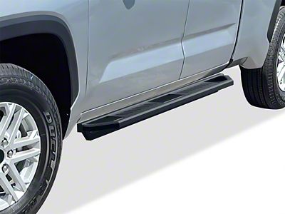 Square Tube Side Armor; Black (22-25 Tundra Double Cab)
