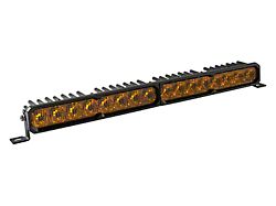 SS20 Sport Single Row LED Light Bar with Amber Backlight; Yellow Combo (Universal; Some Adaptation May Be Required)