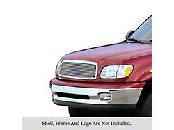 Stainless Steel Billet Upper Replacement Grille; Polished (99-02 Tundra)