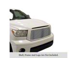 Stainless Steel Billet Upper Replacement Grille; Polished (10-13 Tundra)