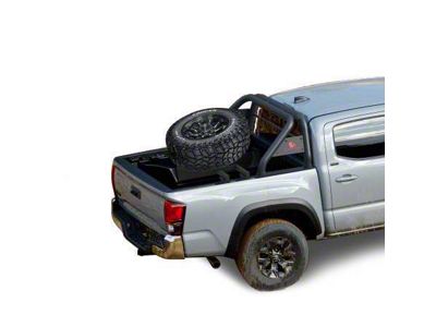 Stark Tire Carrier; Black (07-25 Tundra)