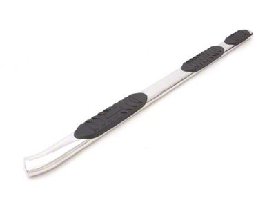 5-Inch Oval Wheel-To-Wheel Nerf Side Step Bars; Polished Stainless (07-21 Tundra Double Cab w/ 6-1/2-Foot Bed)