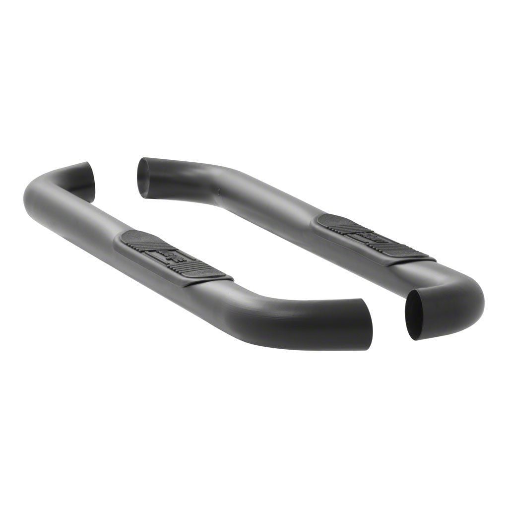 Tundra 60 Sries 3-Inch Round Nerf Side Step Bars; Textured Black (07-17 ...