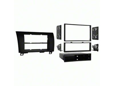 Stereo Installation Kit; Matte Black (07-13 Tundra)