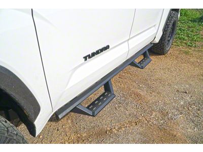STX Drop Side Step Bars; Black (22-25 Tundra CrewMax)