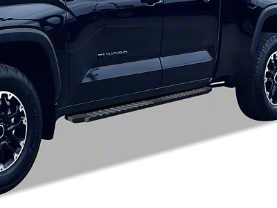 T-Style Running Boards; Black (22-25 Tundra Double Cab)