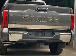 Tailgate Accent Trim; Stainless Steel (22-25 Tundra)