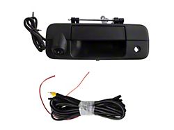 Tailgate Handle with Camera; Black (07-13 Tundra)