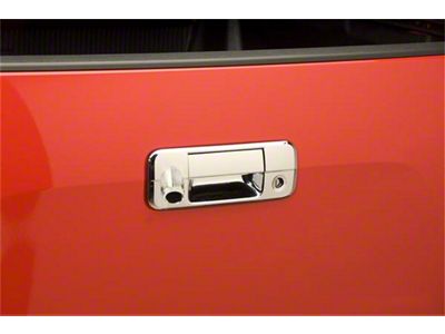 Putco Tailgate Handle Cover with Backup Camera Hole; Chrome (07-13 Tundra)