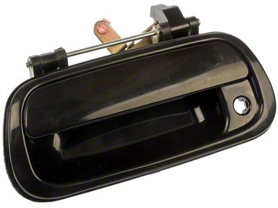 Tailgate Handle; Smooth Black (2007 Tundra)