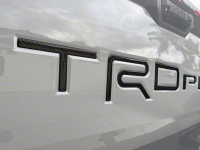 Tailgate Letter Inserts; Solar Octane (22-25 Tundra TRD Pro)