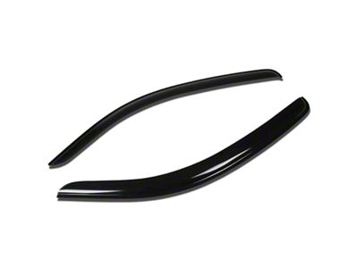 Tape-On Wind Deflectors Window Visors; Smoked (07-13 Tundra Regular Cab)