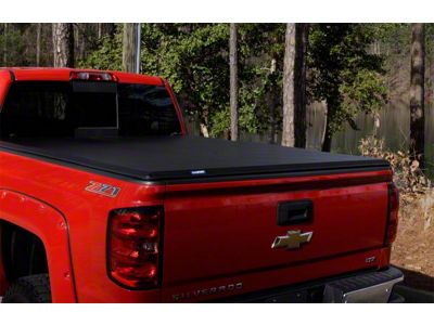 Hard Fold Tonneau Cover; Black (07-13 Tundra w/ 6-1/2-Foot Bed)