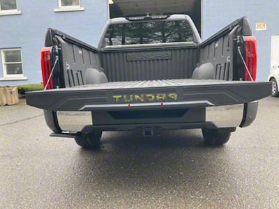 Top of Tailgate Letter Inserts; Stainless Steel (22-25 Tundra)