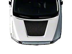 Topographic Map Hood Graphic; Black (14-21 Tundra)